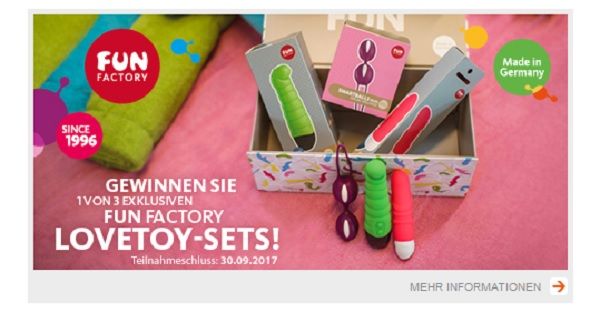 Müller Gewinnspiel Fun factory Lovetoys 2017