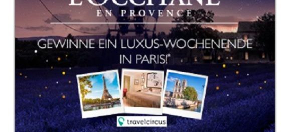 L´Occitane Weihnachtsgewinnspiel Paris Wochenendreise 2017