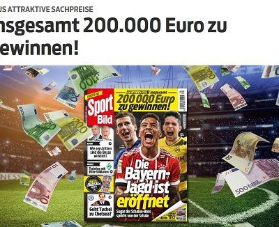 Sport Bild Gewinnspiel 200.000 euro