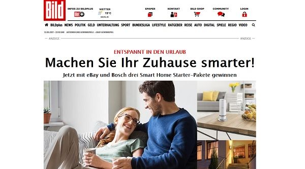 eBay und Bild.de Gewinnspiel 3 Bosch Smarthome Pakete