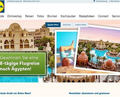 LIDL Gewinnspiel Ägypten Reise 2017
