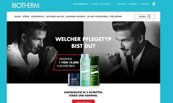 Biotherm Gewinnspiel 10.000 Luxusproben für Männer