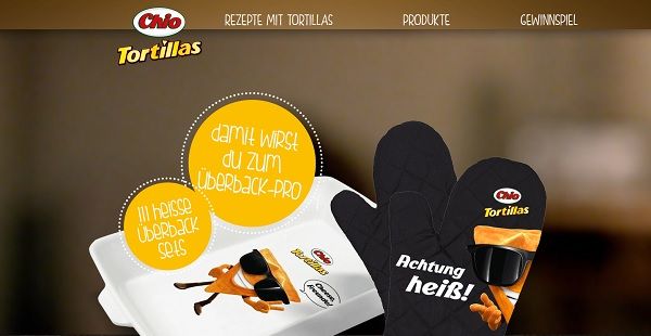 Chio Tortillas Gewinnspiel 111 Überback-Sets