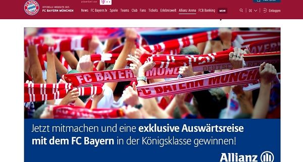 FC Bayern München Gewinnspiel Reise Champiosn League