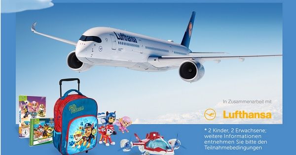 MyToys Gewinnspiel PAW Patrol Lufthansa Fluggutscheine und Fanpakete