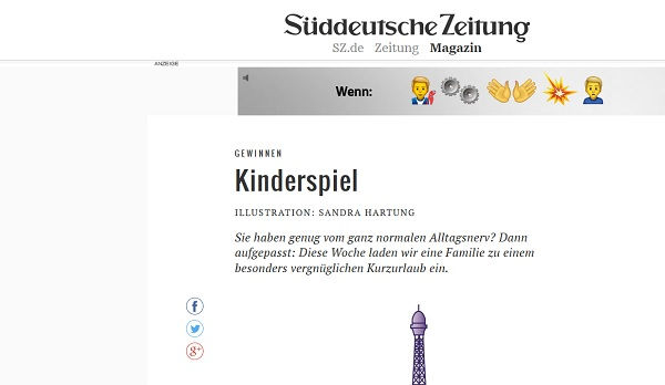 Süddeutsche Zeitung Gewinnspiel Disneyland Paris Familienurlaub