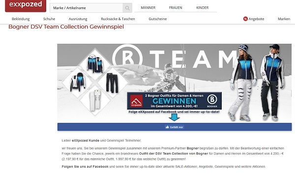 Bogner DSV Team Collection Outfits Gewinnspiel exxpozed