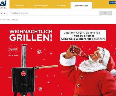 real und coca cola Gewinnspiel wintergrill 2017