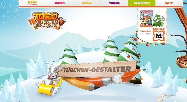 toggo Adventskalendertürchen Gestalter Gewinnspiel 2017