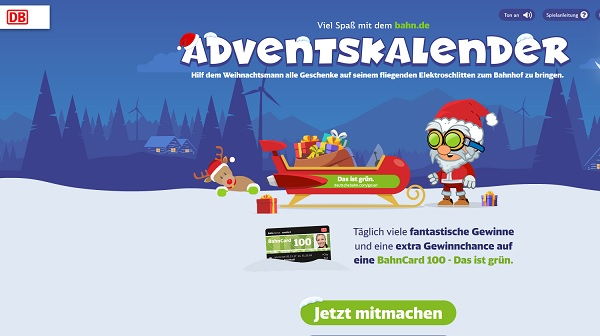Bahn.de Adventskalender Gewinnspiel 2017