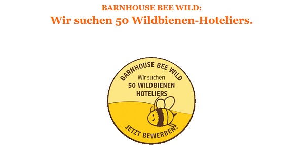 Barnhouse Gewinnspiel 50 Wildbienen-Hotels