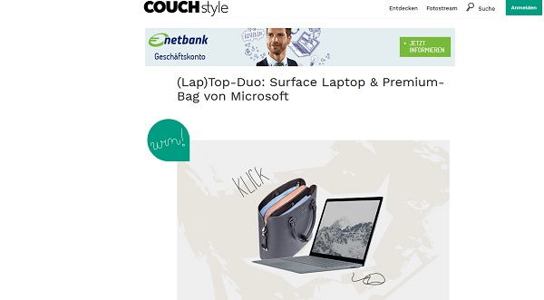 Microsoft Surface Duo Laptop Gewinnspiel Couchstyle