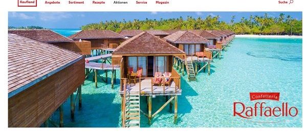 Malediven Reisen Gewinnspiel Kaufland und Rafaello
