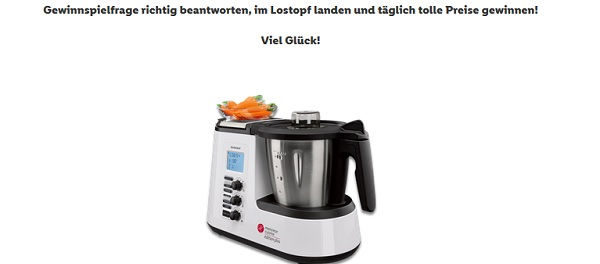 Lidl Adventskalender Gewinnspiel Küchenmaschine und Reisegutschein
