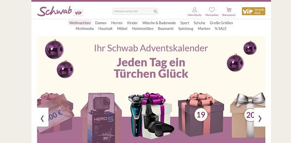 Schwab Gewinnspiel Philips Rasierapparat im 18. Adventskalendertürchen