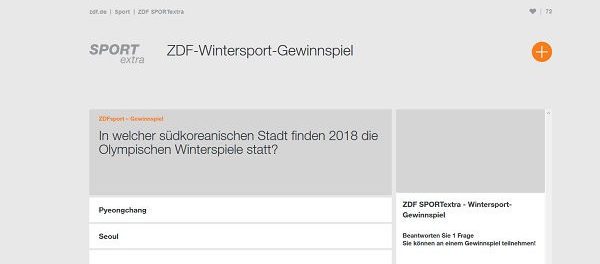 ZDF Wintersport Gewinnspiel 2017 Ski-Urlaub gewinnen