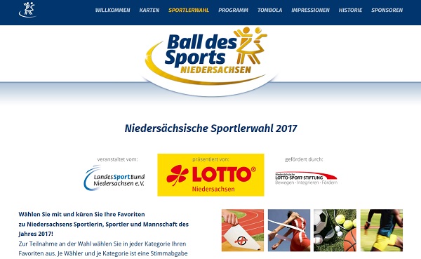 Reise-Gewinnspiel Niedersächsische Sportlerwahl