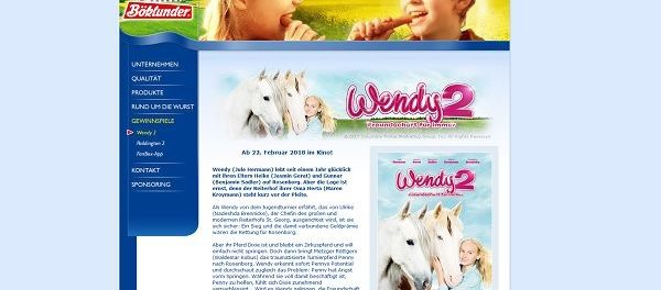 Böklunder Gewinnspiel Wendy 2 Familienurlaub 2018