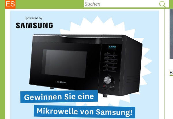 Samsung Mikrowelle Gewinnspiel Eatsmarter.de