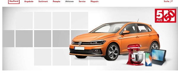 Kaufland Gewinnspiel 5 aus 50 Jubiläum Auto gewinnen