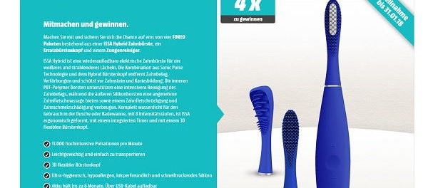 Media Markt Gewinnspiel Issia Hybrid Zahnb&uuml;rsten Verlosung