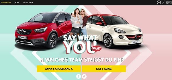 Auto-Gewinnspiel Opel Germany´s Next Topmodel 2018