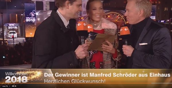 ZDF Willkommen 2018 Gewinnspiel Auto Gewinner wurde gezogen