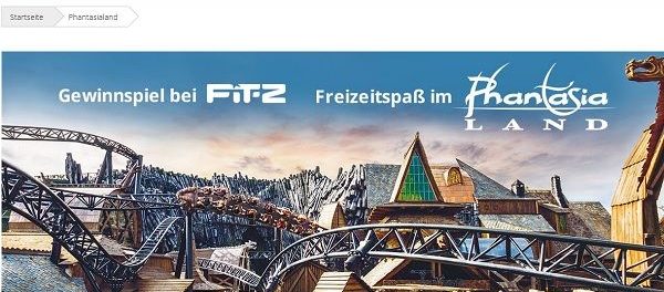 Fitz Reise-Gewinnspiel Phantasialand Familienurlaub gewinnen