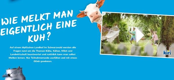 Kiri Reise-Gewinnspiel Bauernhof Familienaufenthalt gewinnen