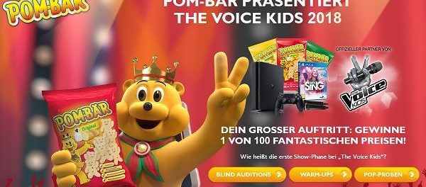 Pom-Bär Gewinnspiel The Voice Kids 2018