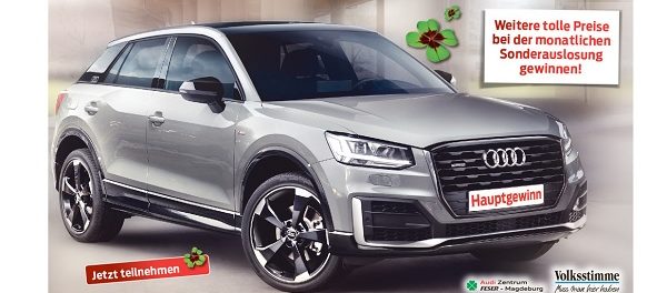 Auto-Gewinnspiel Audi Q2 gewinnen Volksstimme.de