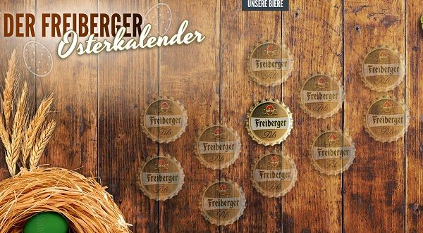 Freiberger Pils Osterkalender Gewinnspiel 2018
