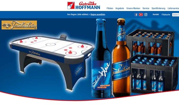Getränke Hoffmann und Frankenheim Gewinnspiel Airhockey-Tische