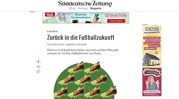 Süddeutsche Zeitung Gewinnspiel 14 Paar Fußballschuhe gewinnen