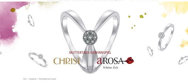 A-Rosa Kreuzfahrten Muttertags Gewinnspiel Diamantringe