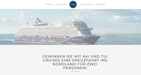 AKI Caviar Gewinnspiel MeinSchiff1 Norwegen Kreuzfahrt