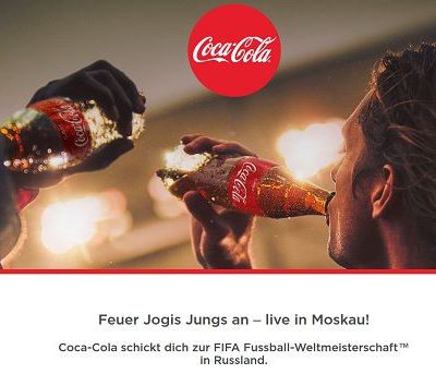 Coca Cola Gewinnspiel Fußball WM Russland Reise