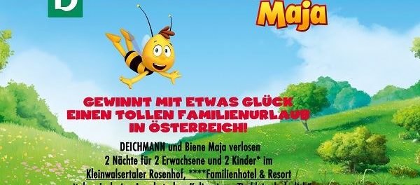 Deichmann Gewinnspiel Biene Maja Familienurlaub Kleinwalsertal