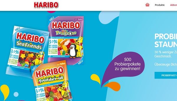 Haribo Gewinnspiel 500 Probierpakete Verlosung