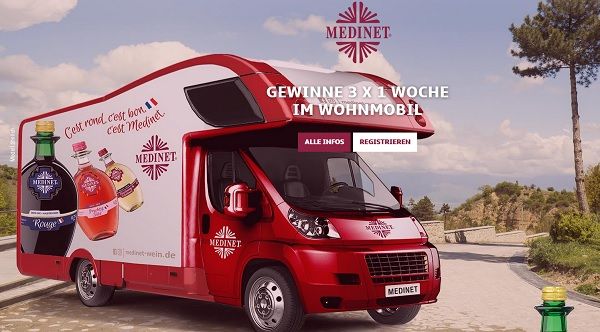 Gewinnspiel Wohnmobil Urlaub Medinet Weine