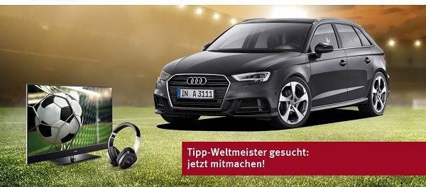 Auto Gewinnspiel Metz Audi A3 WM Tippspiel 2018