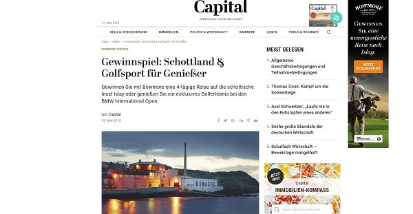 Capital Gewinnspiel Schottland Genießer Reise gewinnen