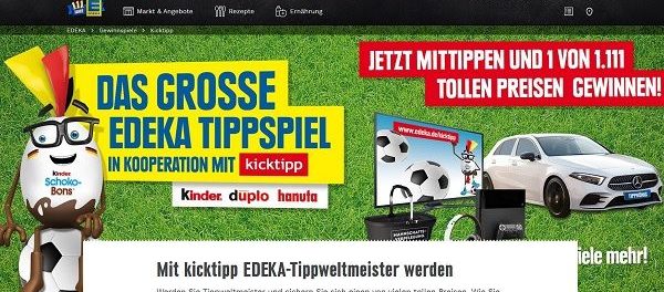 Edeka Gewinnspiel Tippweltmeister Mercedes A-Klasse