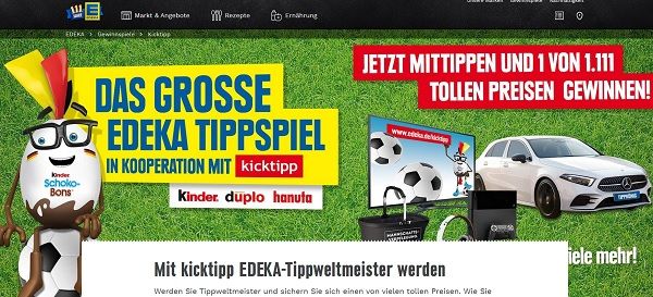 Edeka Gewinnspiel Tippweltmeister Mercedes A-Klasse