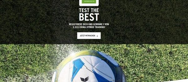 Erima Gewinnspiel 3.333 Trainingsfußbälle gewinnen