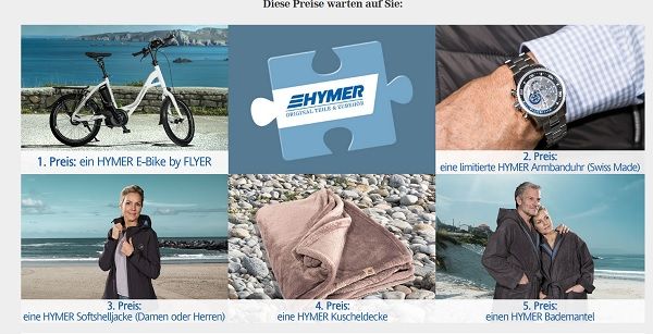 Hymer Gewinnspiel E-Bike Hymer by Flyer gewinnen