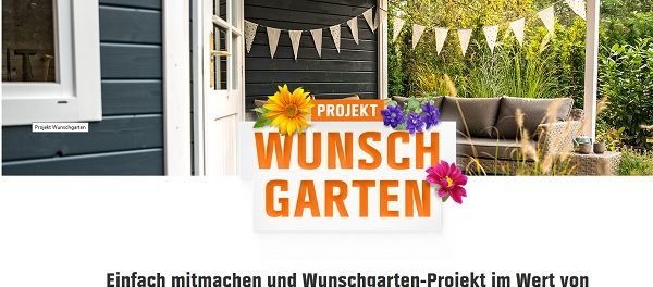 Obi Wunschgarten Gewinnspiel 5.000 Euro Projektzuschuss