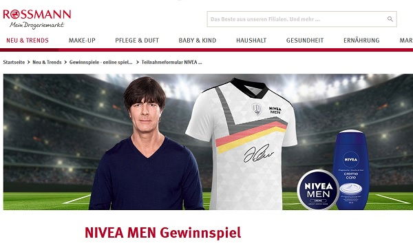 Rossmann Nivea Men Gewinnspiel Jogi Low Trikots Gewinnspieletipps De