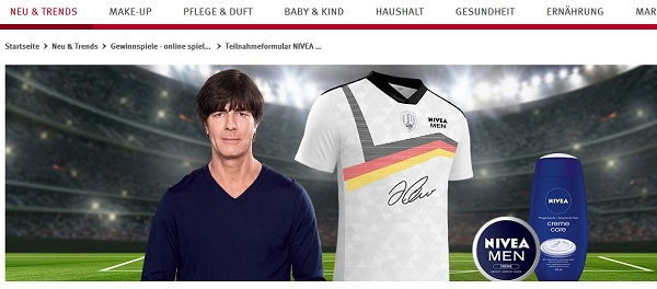 Rossmann Nivea Men Gewinnspiel Jogi Löw Trikots