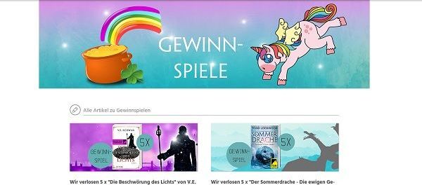 Tor Online Bücher Gewinnspiele